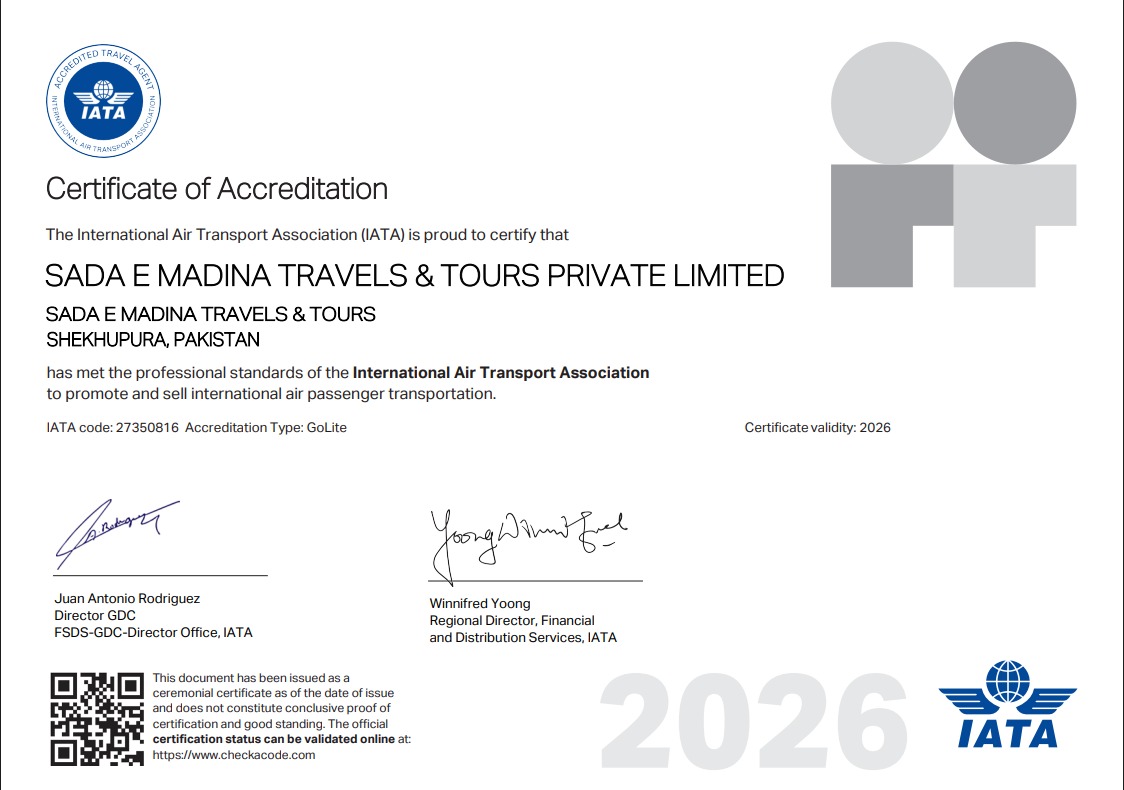 IATA Certificate